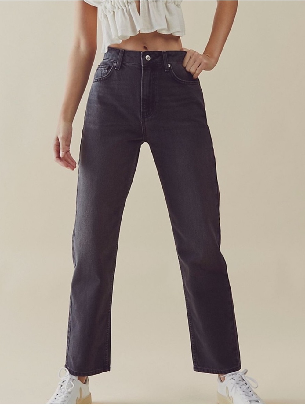 We The free people Pacifica High rise Slim Straight Leg Jeans
